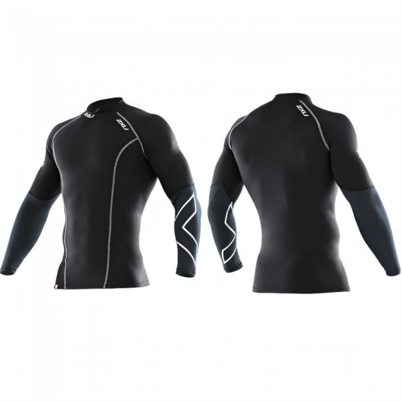 2XU Elite Longsleeve top zwart heren MA1990a MA1990a